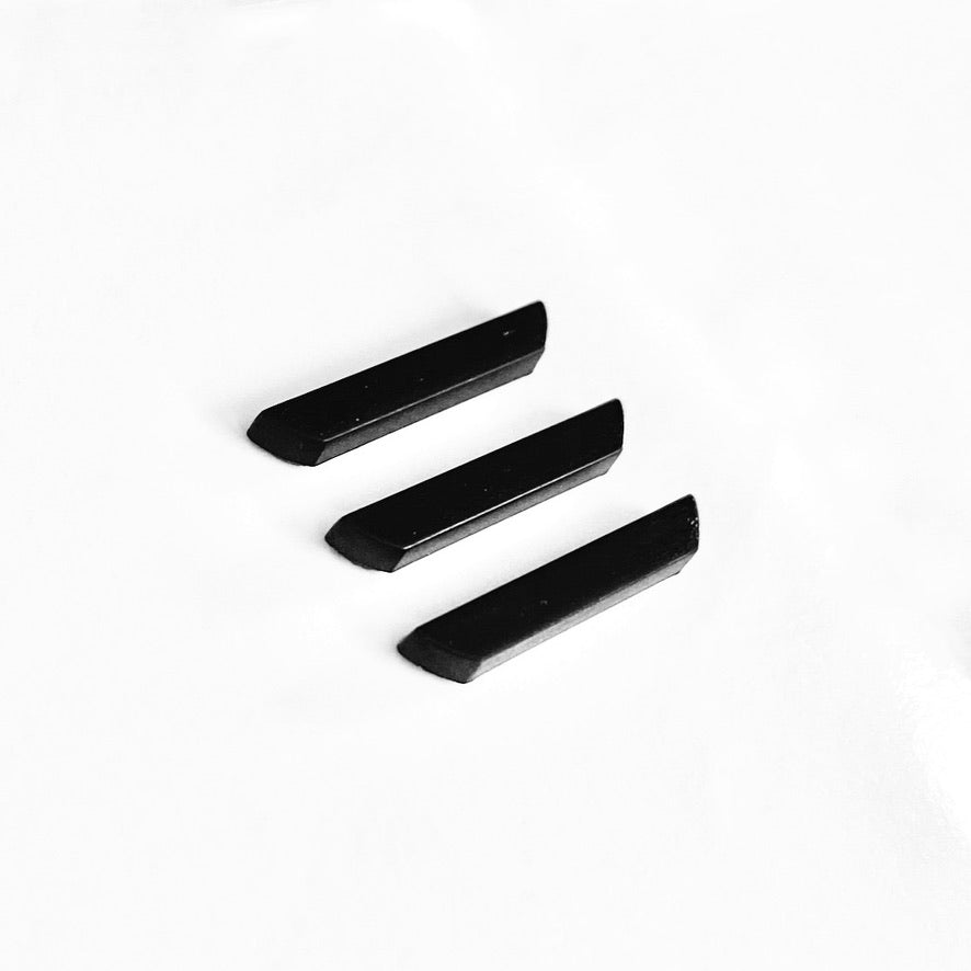 Model S3XY T-E-S-L-A Tailgate Emblems Version 2.0 - ABS Plastic