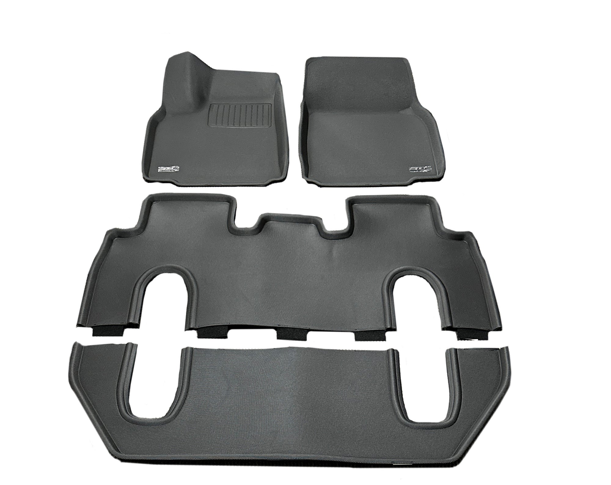 2022+ | Model X 6 Seater - 3D MAXpider KAGU Floor &amp; Cargo Mats - Row 1, 2, &amp; 3 and Trunk/Frunk