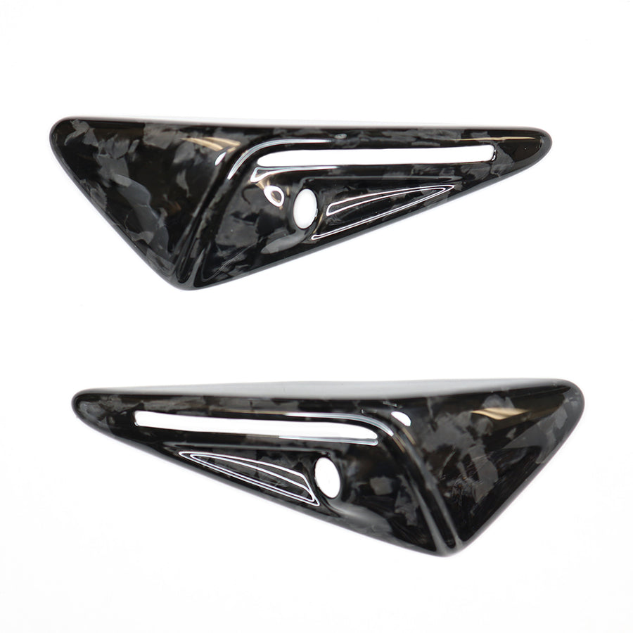 Full Cover Turn Signal Overlays (1 Pair) - Forged Carbon Fiber