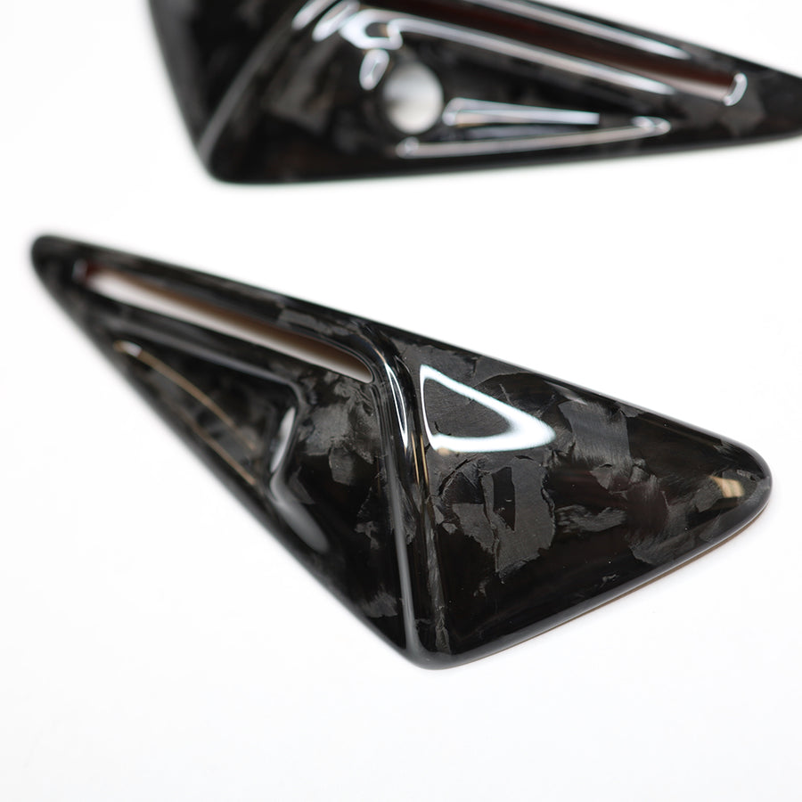 Full Cover Turn Signal Overlays (1 Pair) - Forged Carbon Fiber