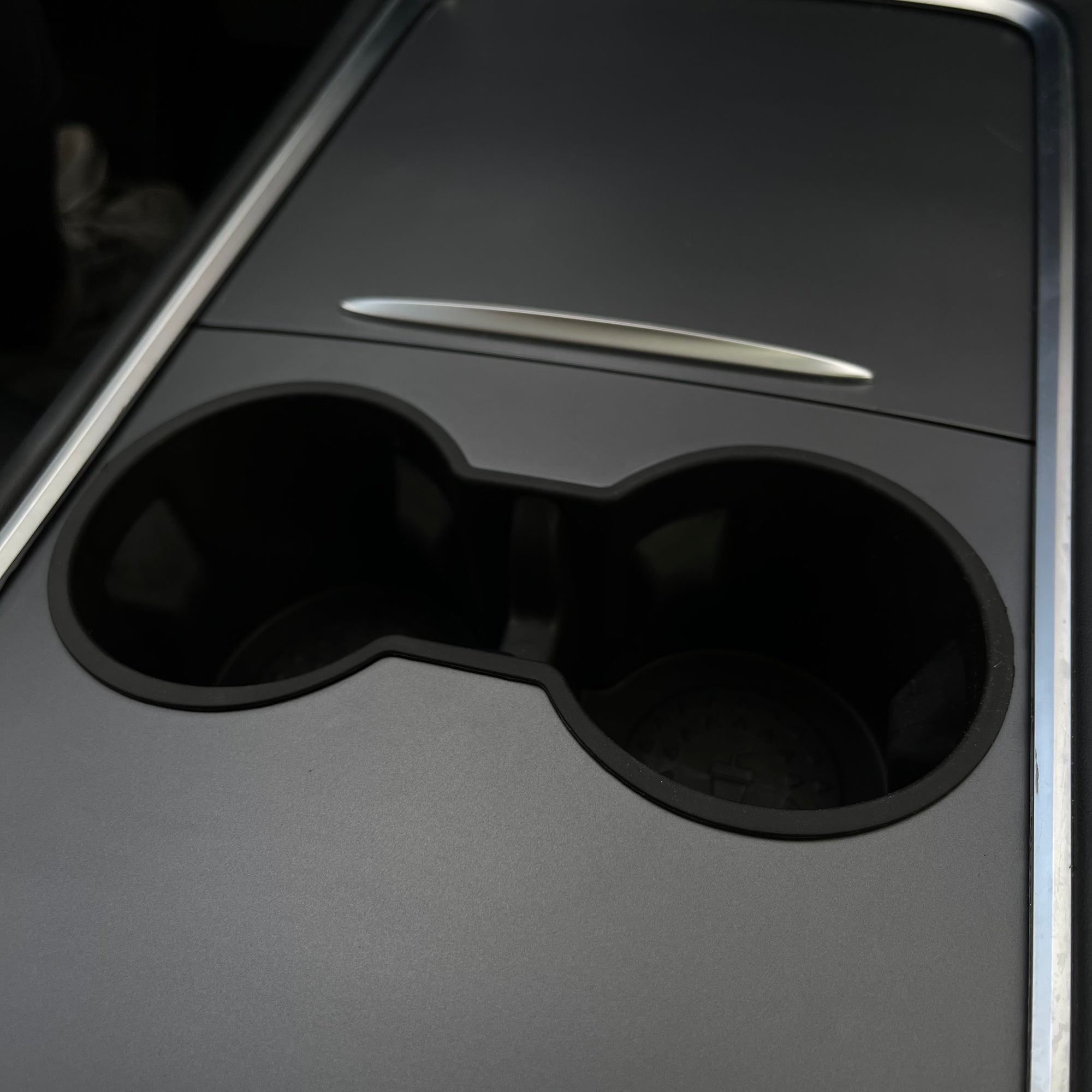 Model 3 &amp; Y Dual Cup Holder Liner (Gen. 2) - Version 2.0