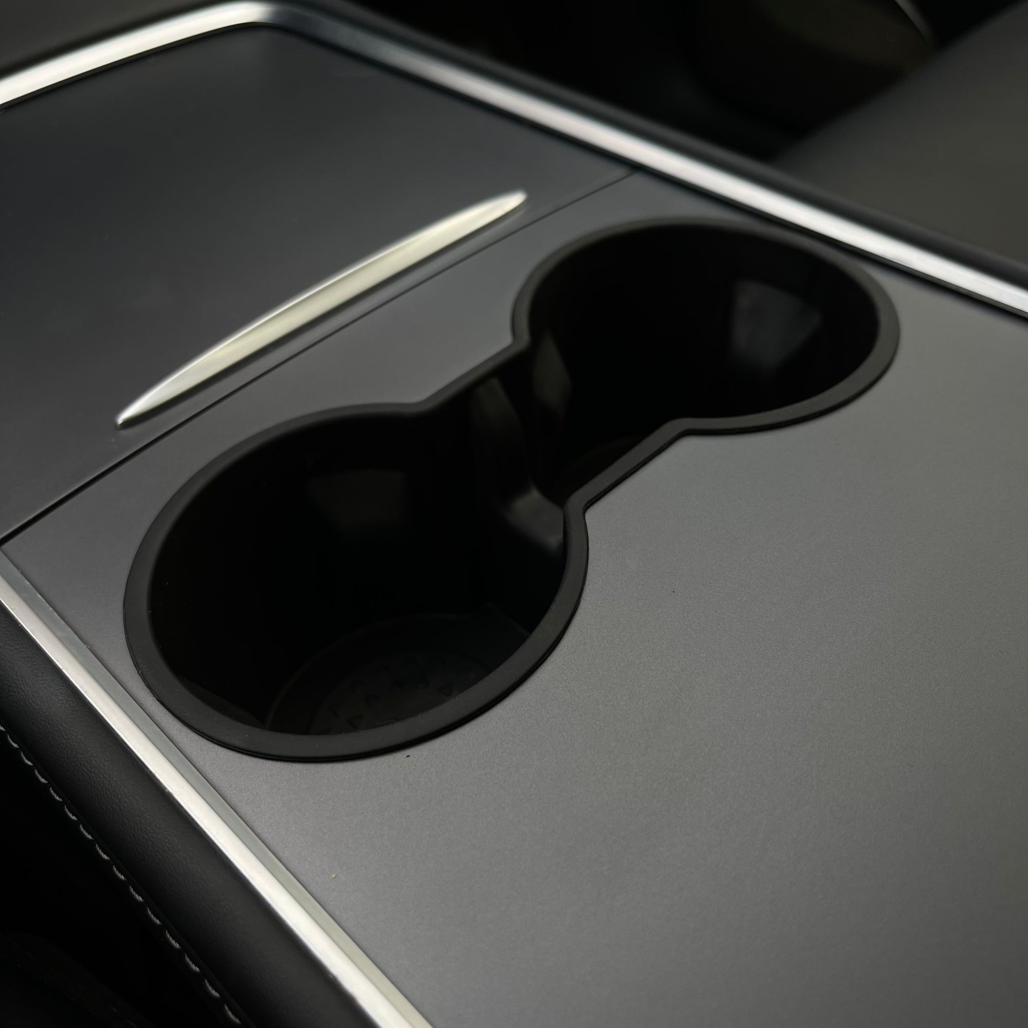Model 3 &amp; Y Dual Cup Holder Liner (Gen. 2) - Version 2.0