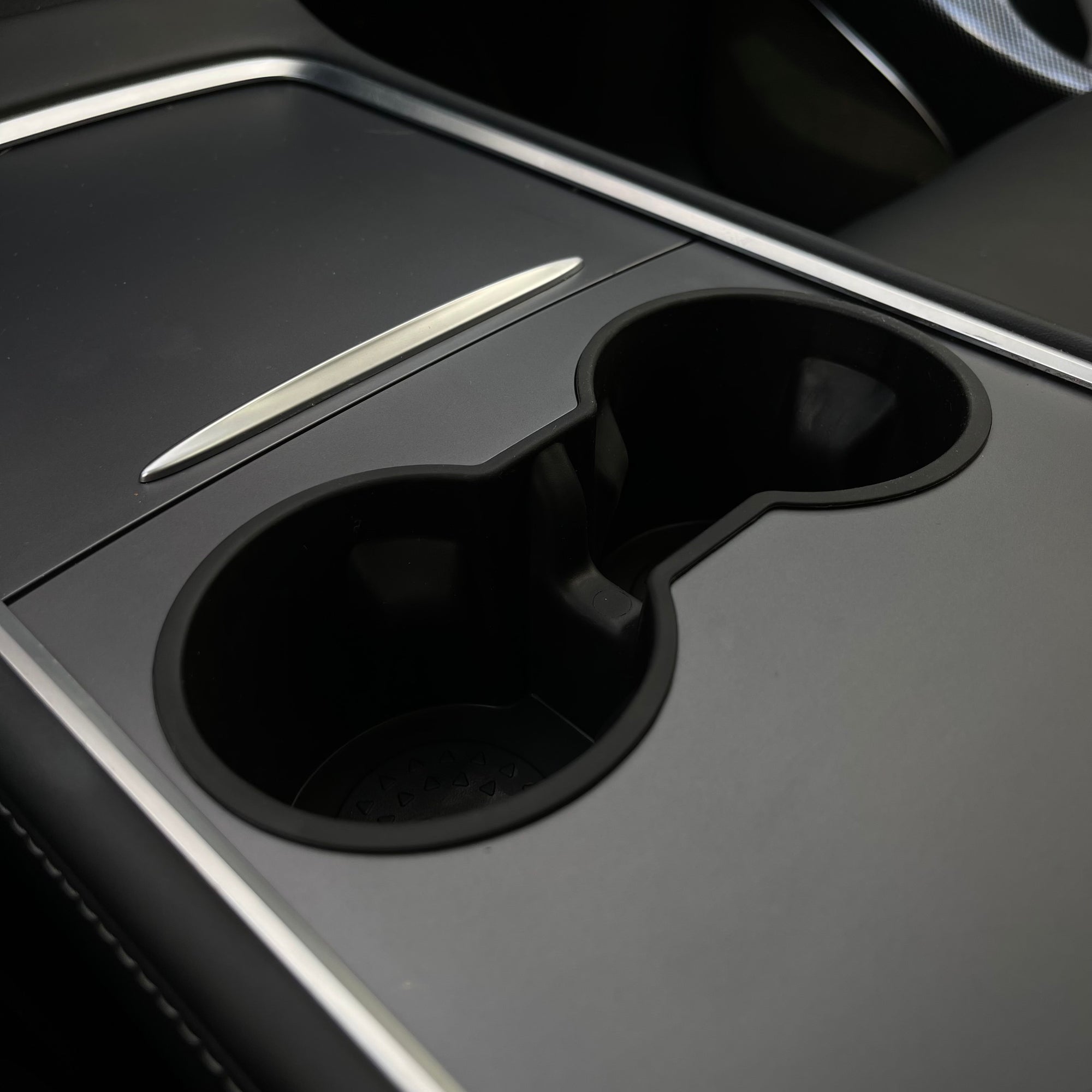 Model 3 &amp; Y Dual Cup Holder Liner (Gen. 2) - Version 2.0