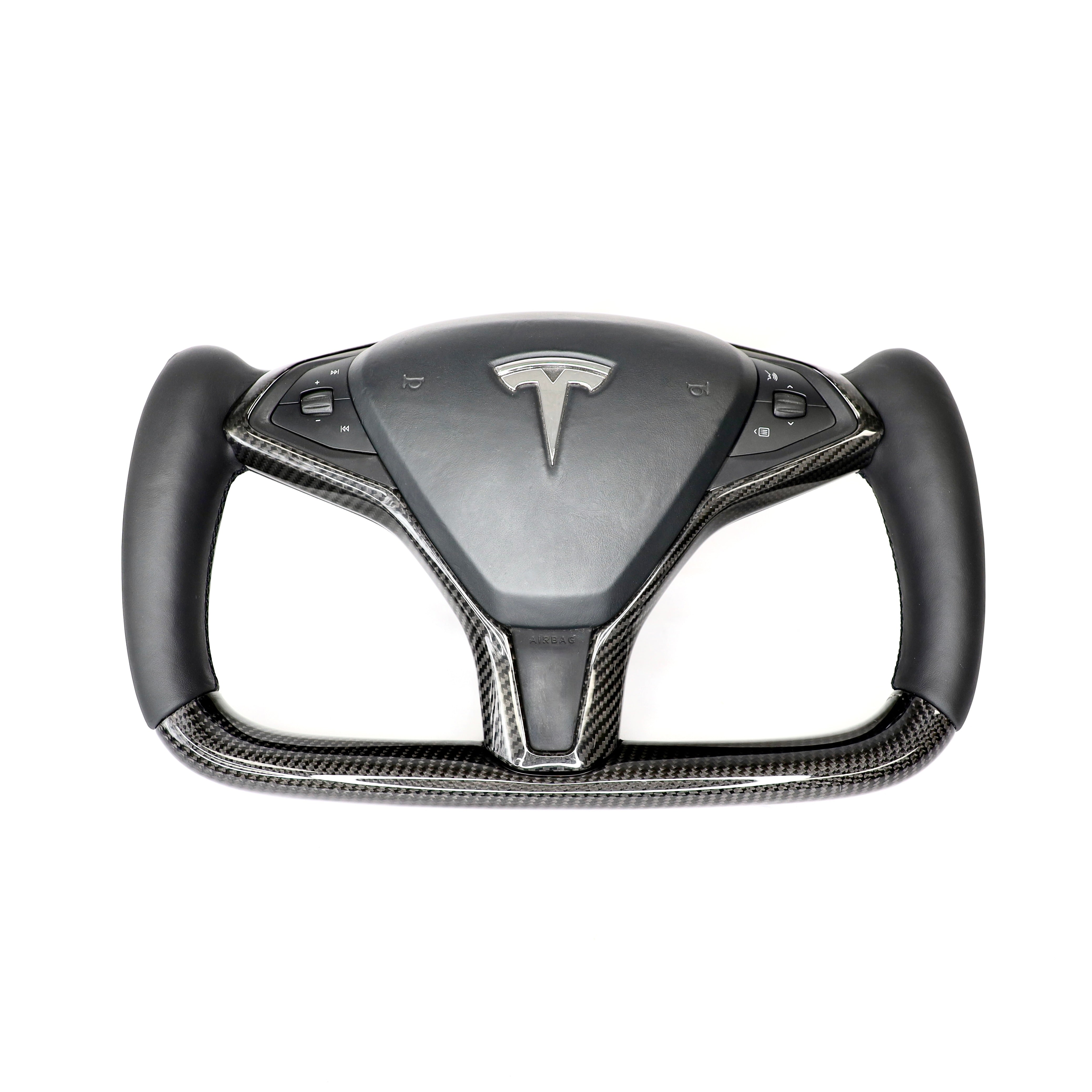 JOKERD ULTIMATE 零 Model S. SICK-S 2012-2020 | Model S & X Yoke Steering Wheel - Real Molded Carbon