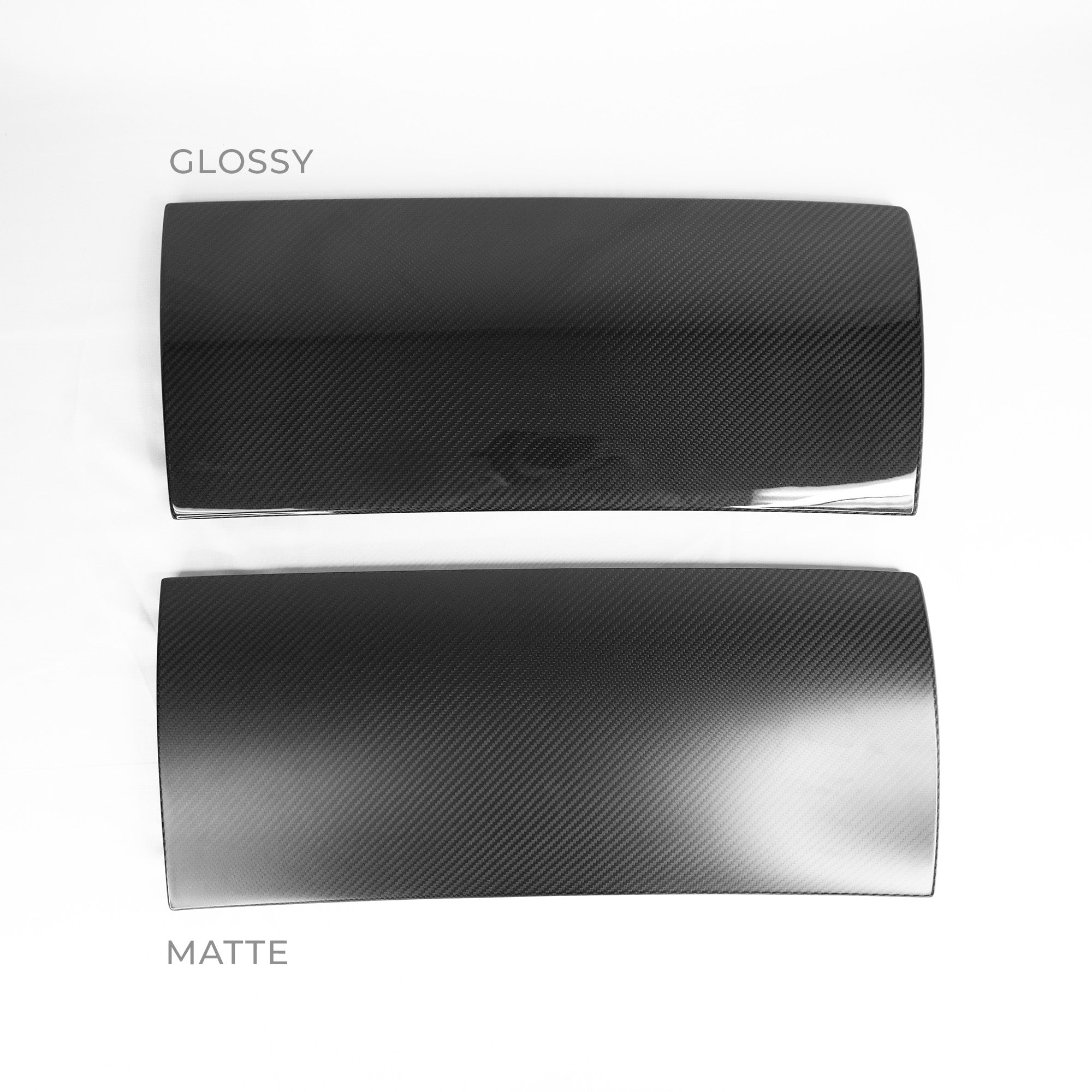 Model 3 & Y Glovebox Overlay Real Molded Carbon Fiber RPM TESLA