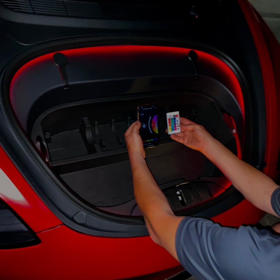 Model S3XY Frunk LED Bluetooth RGB Lighting Kit