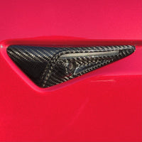 Full Cover Turn Signal Overlays (1 Pair) - Real Molded Carbon Fiber