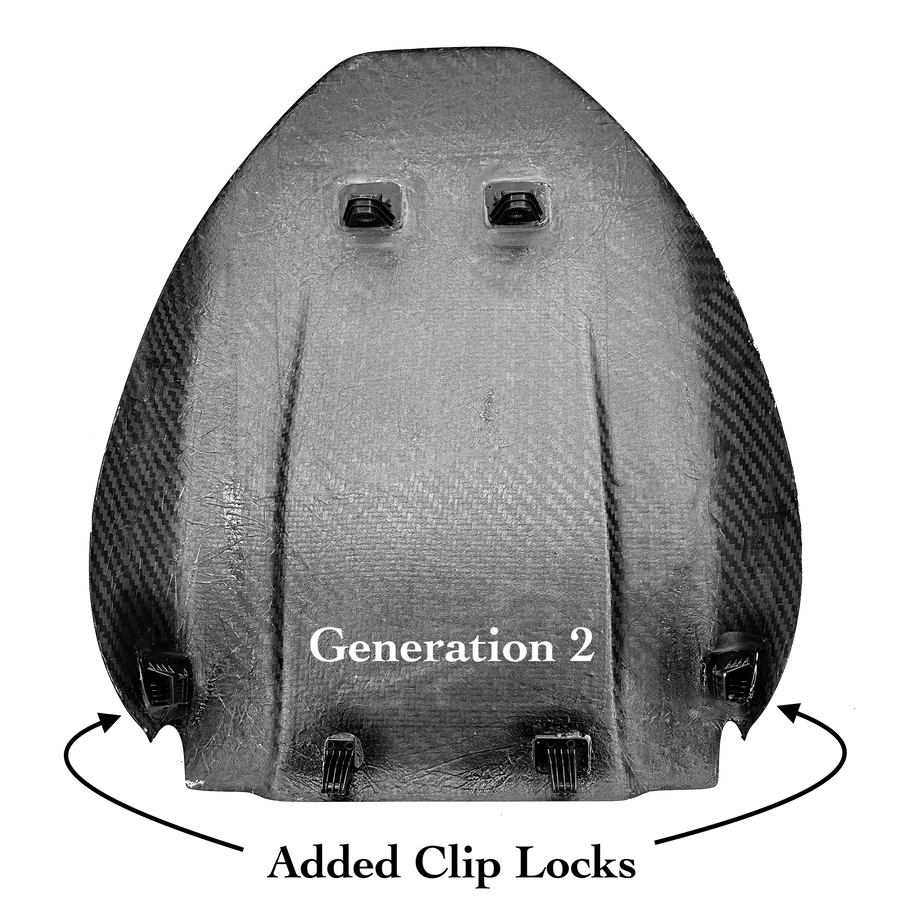 Model 3 & Y Seat Back Replacements Gen. 2 - Real Molded Carbon Fiber (1 Pair)