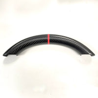 Model 3 & Y Upper Steering Wheel Overlay - Real Molded Carbon Fiber