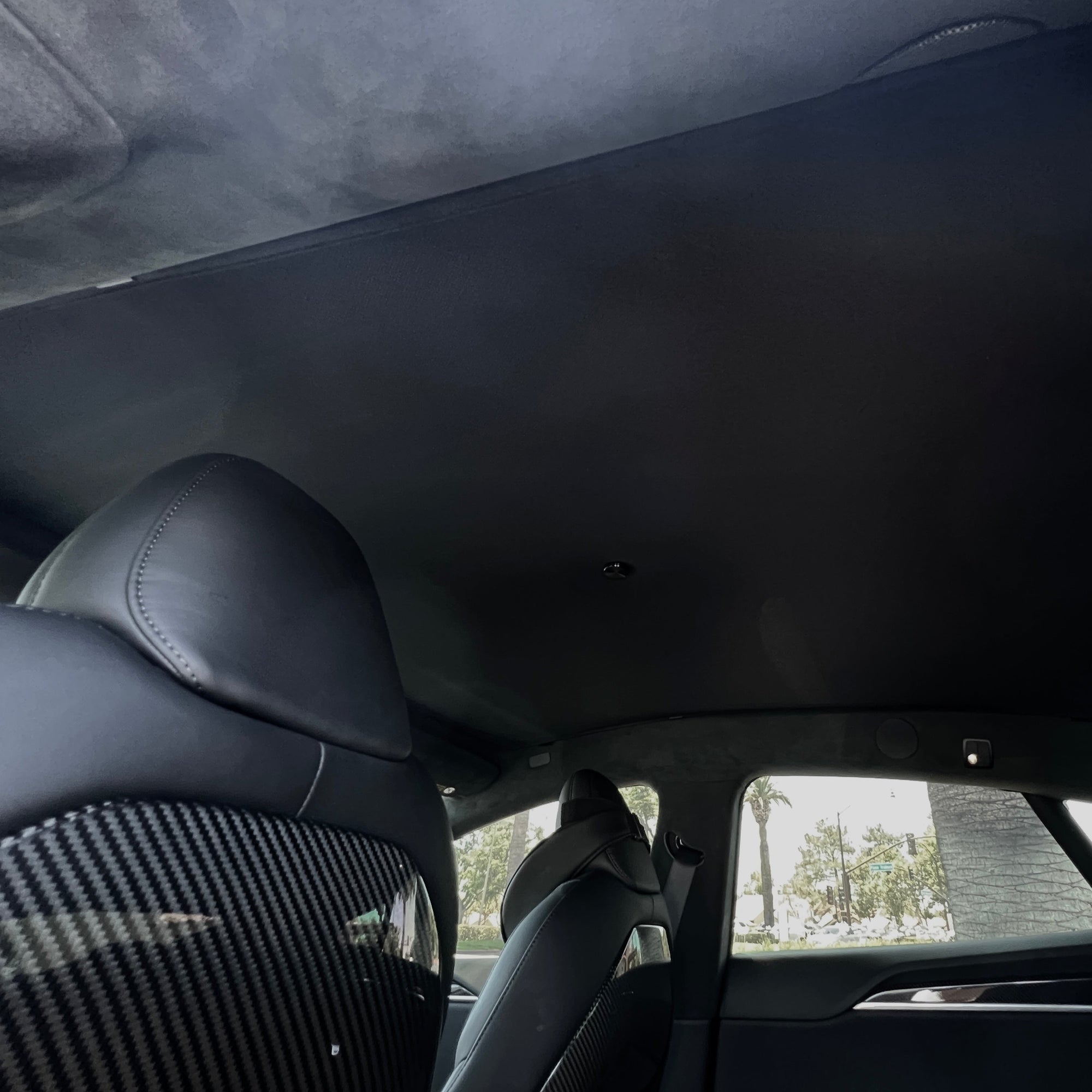 2021+ | Model S Sunroof Sunshade with Blockout Screen &amp; Holding Magnet - (Free Ground U.S. Shipping)