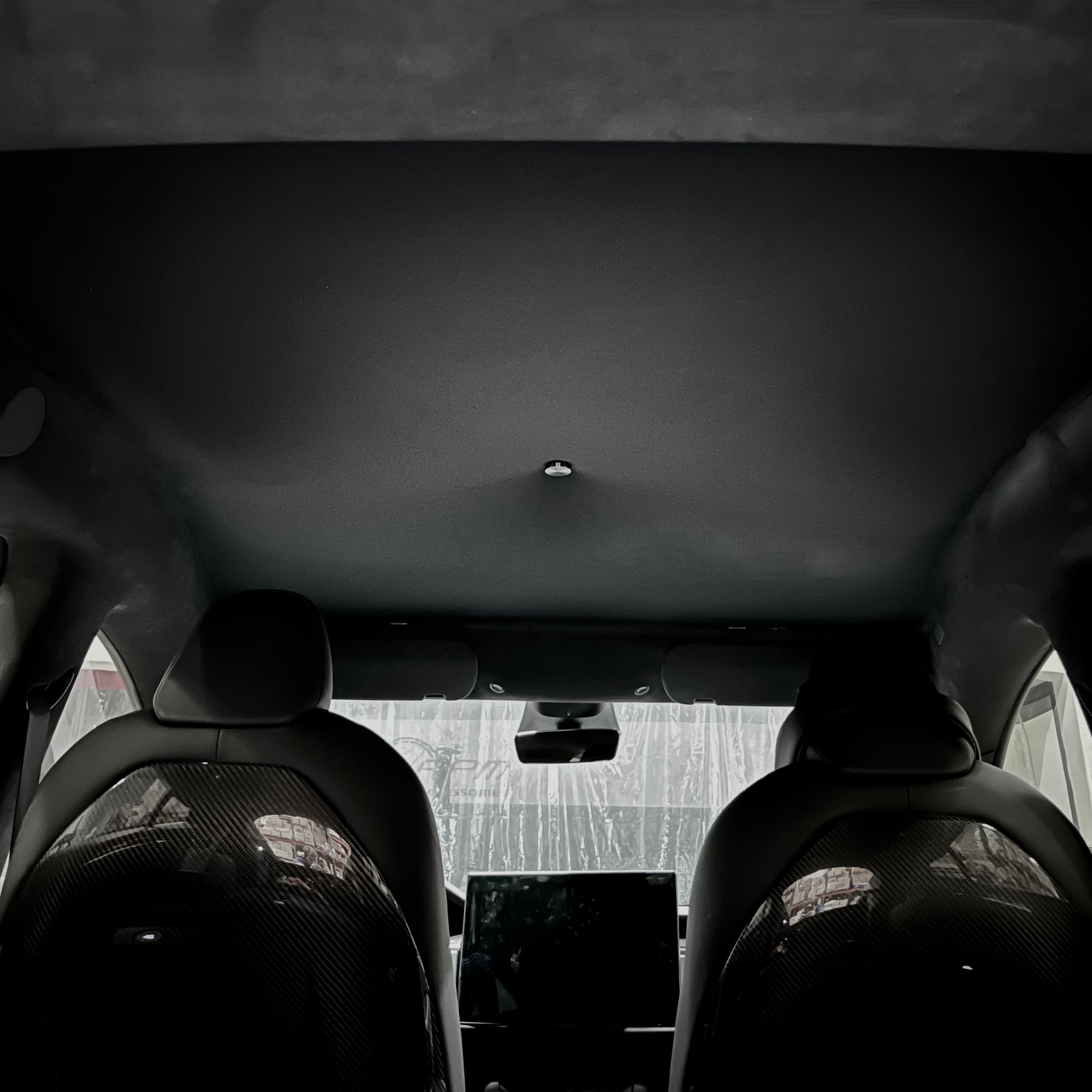 2021+ | Model S Sunroof Sunshade with Blockout Screen &amp; Holding Magnet - (Free Ground U.S. Shipping)