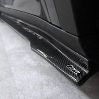 Model Y Viento Aero Side Skirts (1 Pair) - Real Molded Carbon Fiber