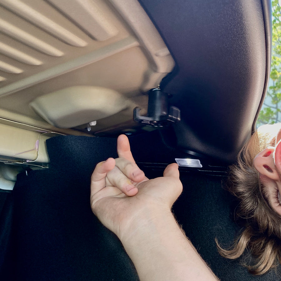 Model 3 Trunk Hook Interior