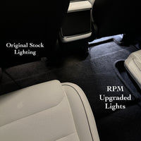 2021+ | Model S & X Backseat LED Lighting Upgrade Kit (48 Diodes - 10x Brighter)