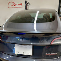 Model 3 Performance Spoiler ABS Plastic - Hydro Carbon Fiber Coated