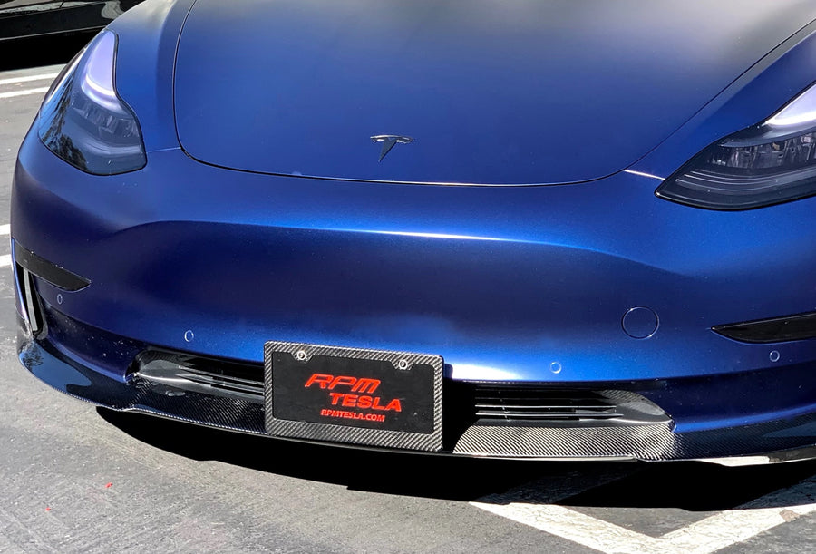 Model 3 & Y License Plate Lowering Bracket - Touchless