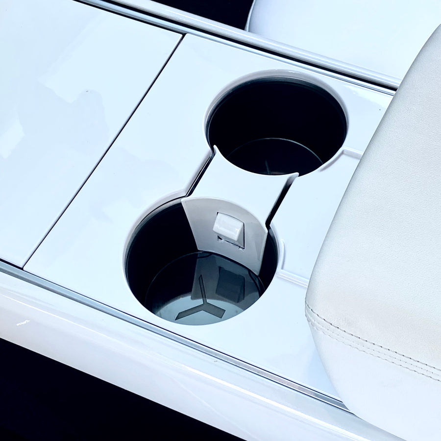 2017-2020 | Model 3 & Y Drink Stabilizing Cup Holder Divider (Gen. 1)