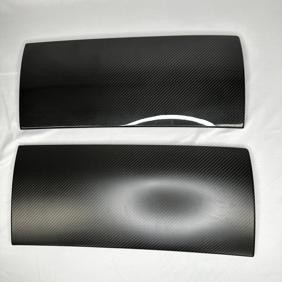 Model 3 & Y Glovebox Overlay - Real Molded Carbon Fiber