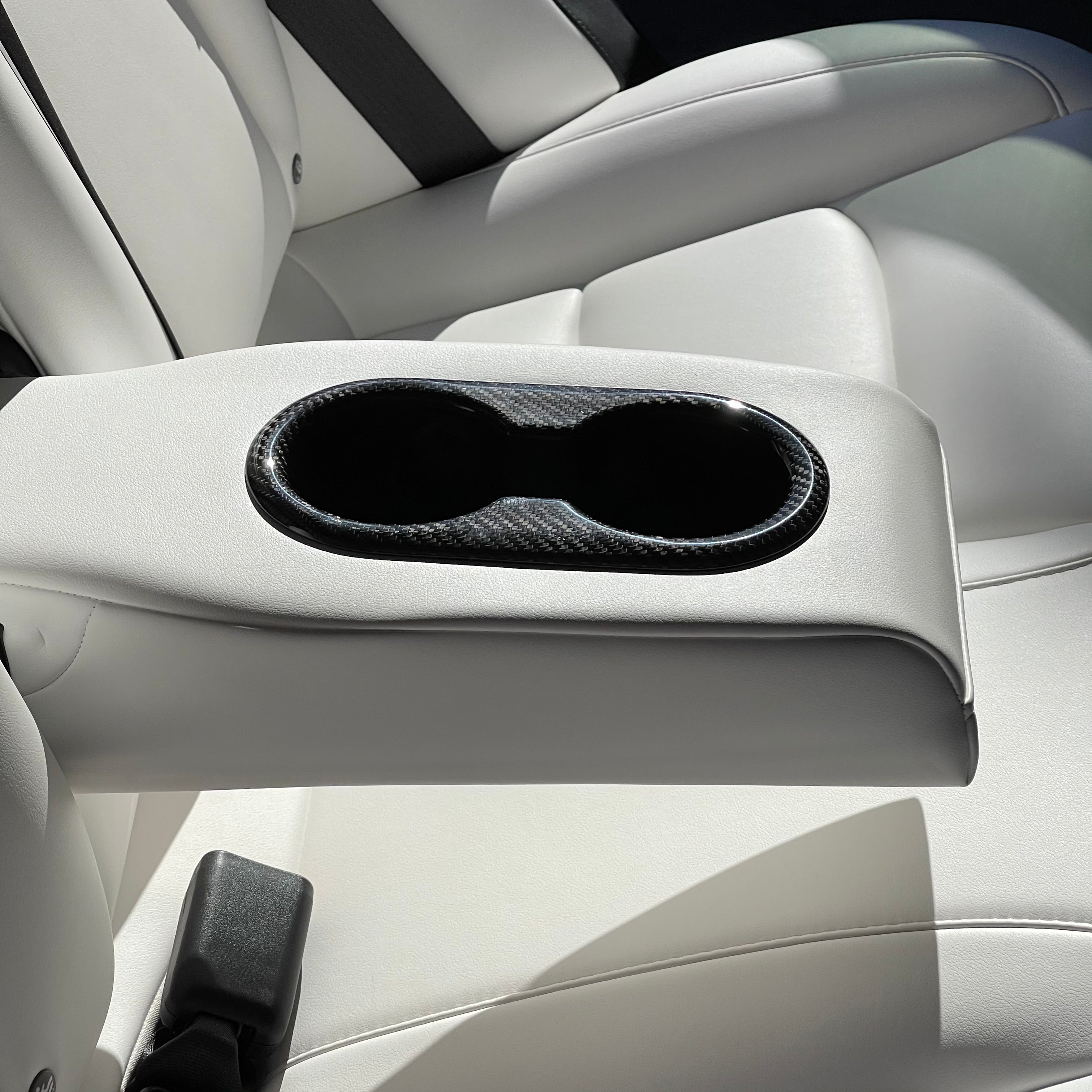 Tesla model y back seat cup holder sales