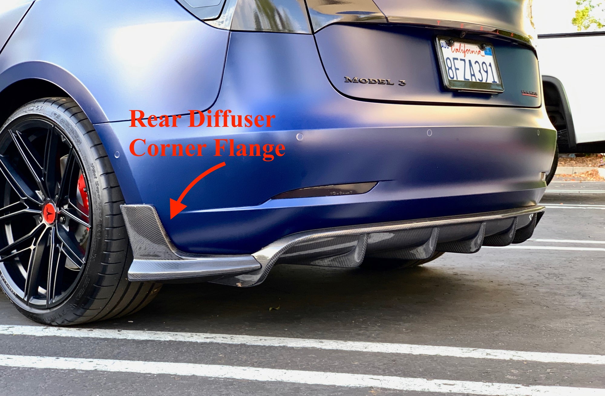 2017-2023 | Model 3 Razzo Aero Full Body Kit - Real Molded Carbon Fiber (6 to 8 Pieces)