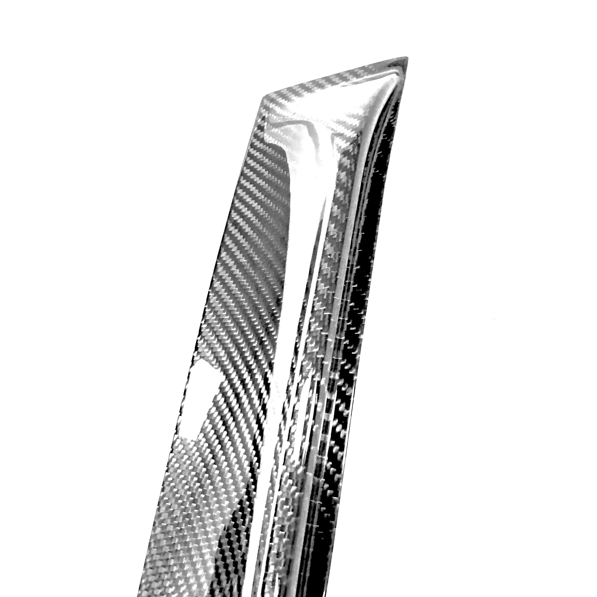 Model X Rear Tailgate Window Spoiler (Hollow Version) - Real Molded Carbon Fiber