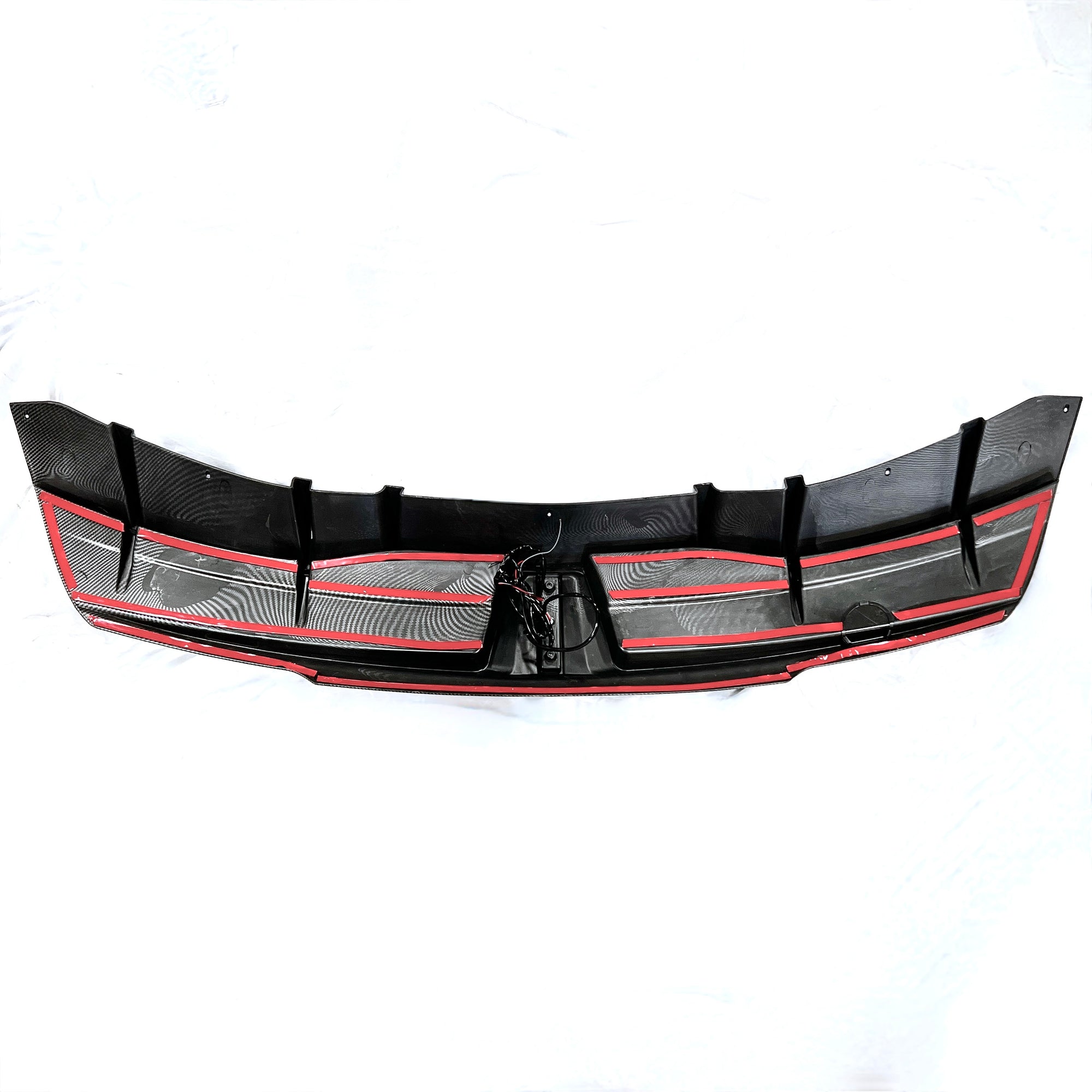 2020-2024 | Model Y Razzo Rear Diffuser &amp; LED Brake Light- Hydro Carbon Fiber Coated