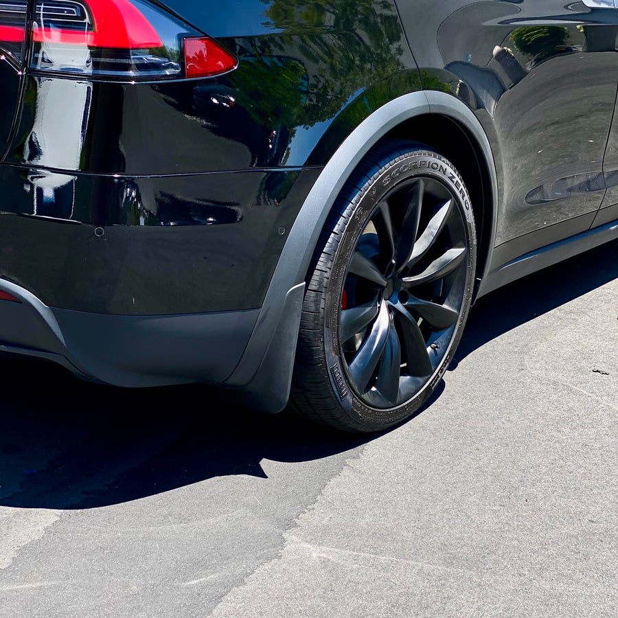 Tesla model on sale x mud flaps