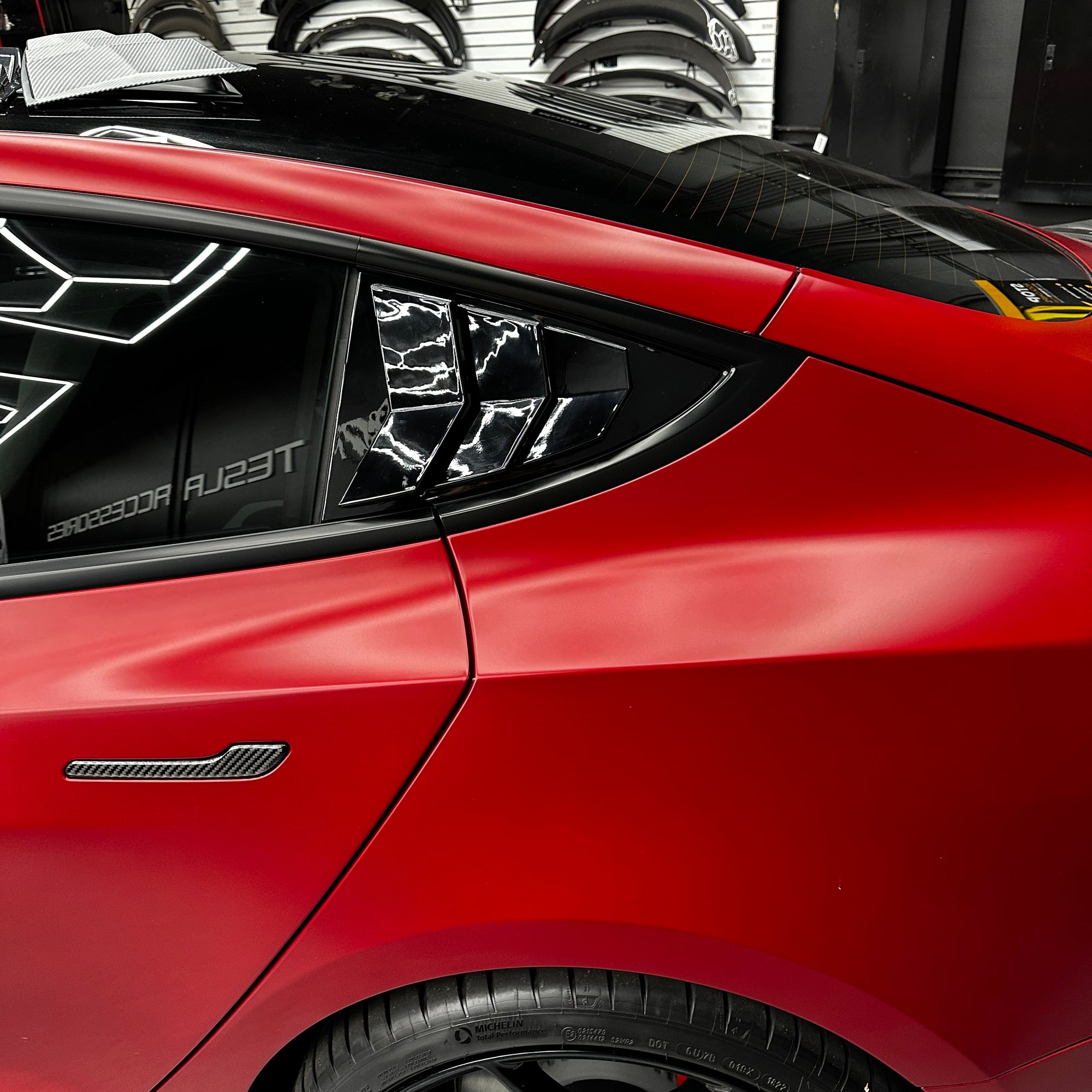 Model 3 Rear Quarter Window Louver Covers (1 Pair) - Variety*