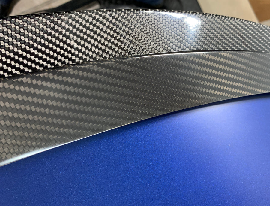 Model 3 Performance Spoiler - Real Molded Carbon Fiber