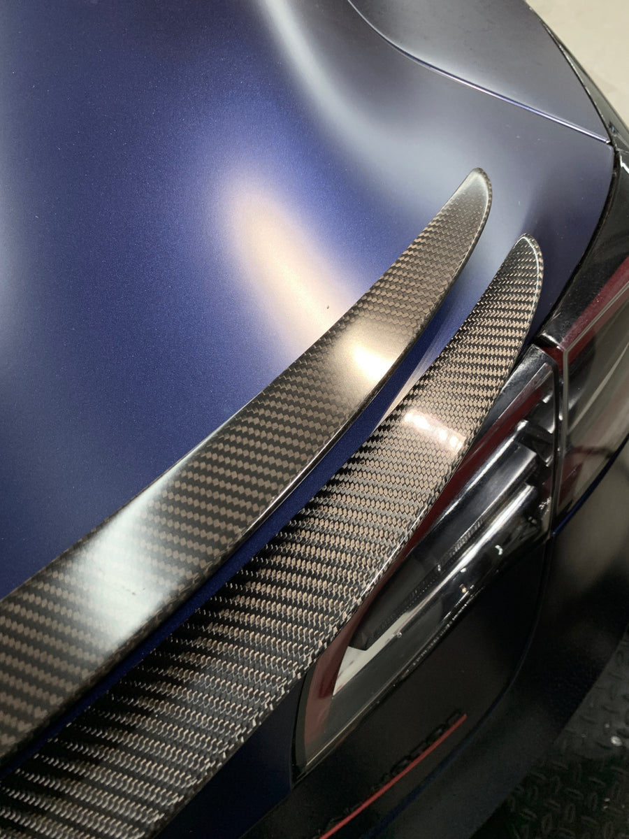 Model 3 Performance Spoiler - Real Molded Carbon Fiber