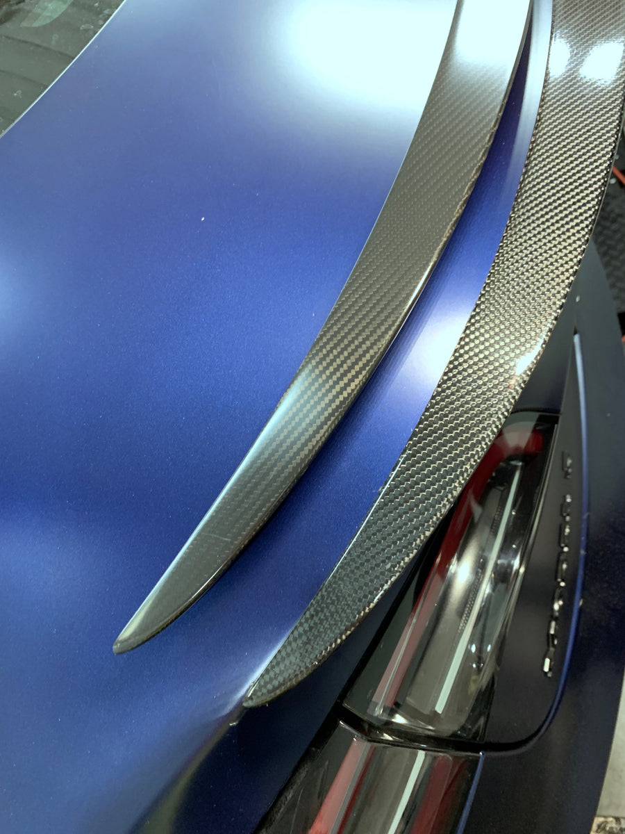 Model 3 Performance Spoiler - Real Molded Carbon Fiber
