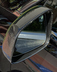Model X Side View Mirror Overlays (1 Pair) - Real Molded Carbon Fiber