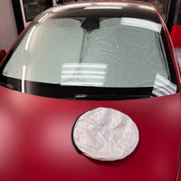 Model 3 & Y Round Foldable Windshield Sunshade - (Free Ground U.S. Shipping)