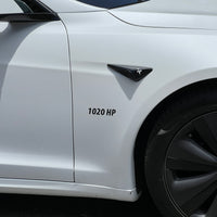Model S & X PLAID 1020 Horsepower Badge (Set of 3)