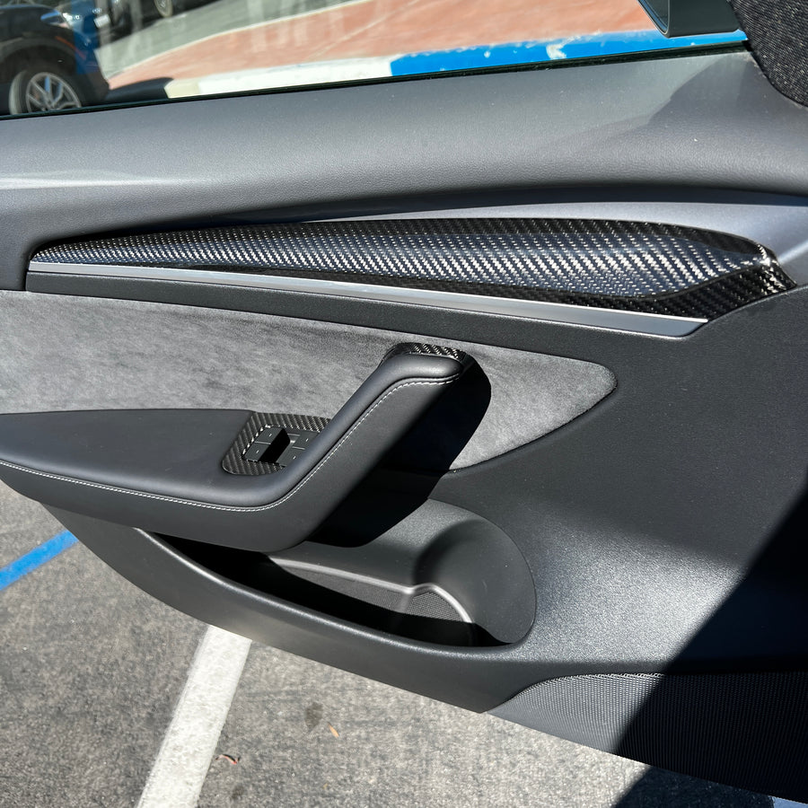 2021+ | Model 3 & Y Front Door Dashboard Extension Overlays - Variety*