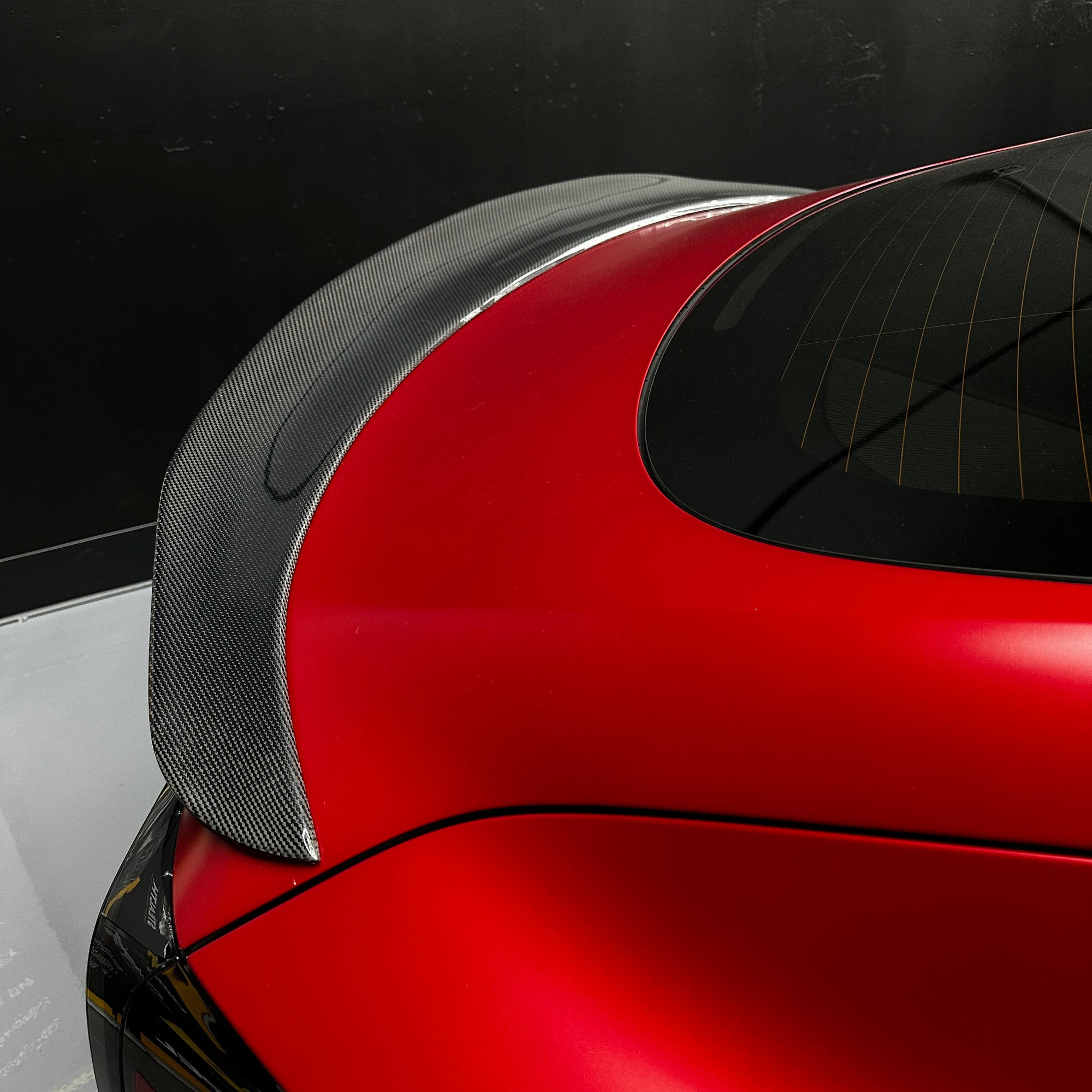 2017-2023 | Model 3 Europa Rear Spoiler - Real Molded Carbon Fiber ...