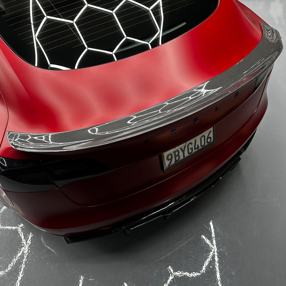 2017-2023 | Model 3 Europa Rear Spoiler - Real Molded Carbon Fiber ...