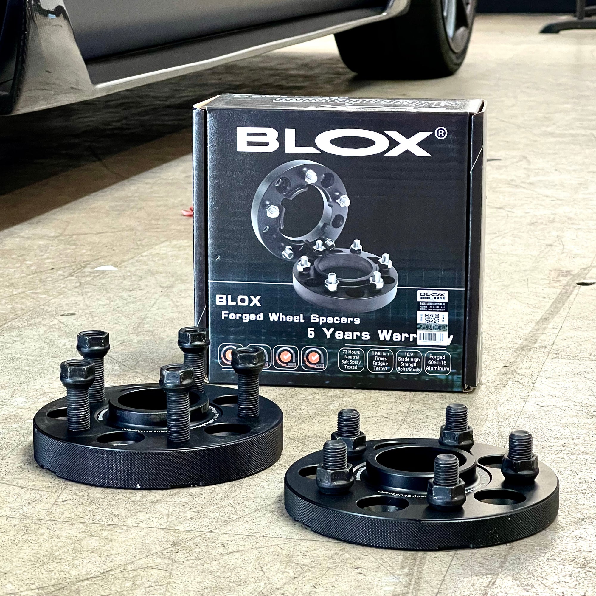 Model 3 &amp; Y BLOX Aluminum Forged Wheel Spacers (1 Pair)