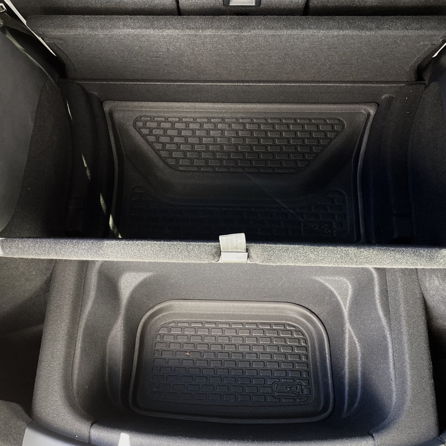 Model Y MAXpider 3D KAGU Dual Sub Trunk Mats (2 Piece Kit)