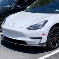 Model 3 Front Lip Gen. 2 - Real Molded Carbon Fiber