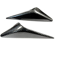 2021-2022 | Model S Top Half Style Turn Signal Overlays - Fits Hardware 3.0 - Real Dry Molded Carbon Fiber (1 Pair)