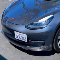 Model 3 Front Lip Gen. 2 - Real Molded Carbon Fiber