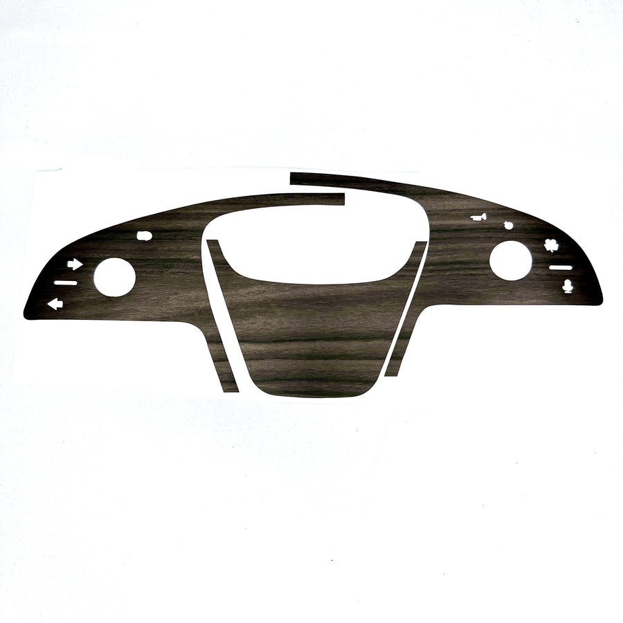 2021+ | Model S & X Yoke Steering Wheel Wood Accent Overlays