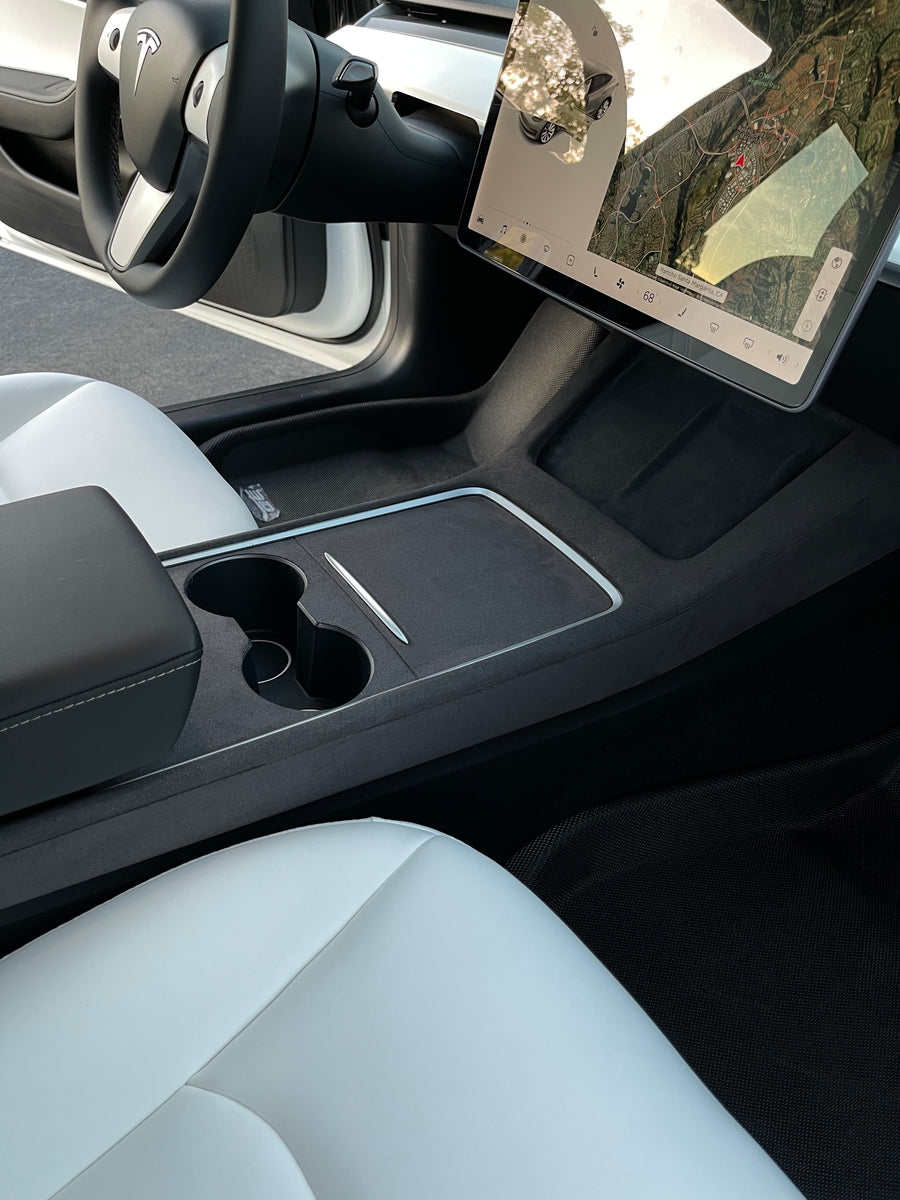 2021*  Model 3 & Y Center Console Cover (Gen. 2) - Alcantara