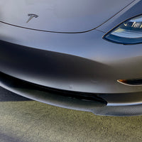 Model 3 Front Lip Gen. 2 - Real Molded Carbon Fiber