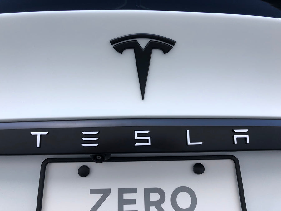 Model S & X Tailgate Applique TESLA Letters – RPM TESLA Aftermarket ...