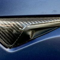 Turn Signal Overlays (Gen. 2) - Top Half Style - Real Molded Carbon Fiber (1 Pair)