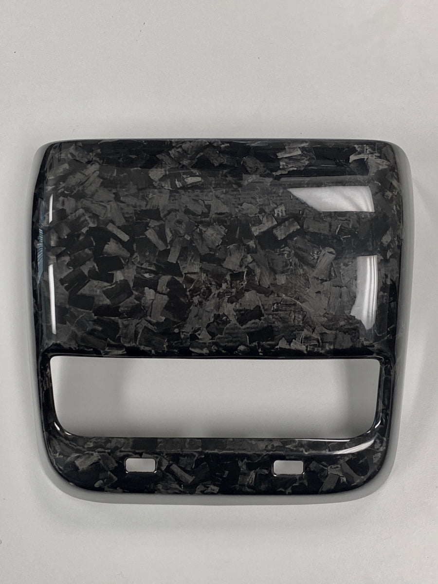 Model 3 & Y Backseat Vent Overlay - Real Forged Carbon Fiber