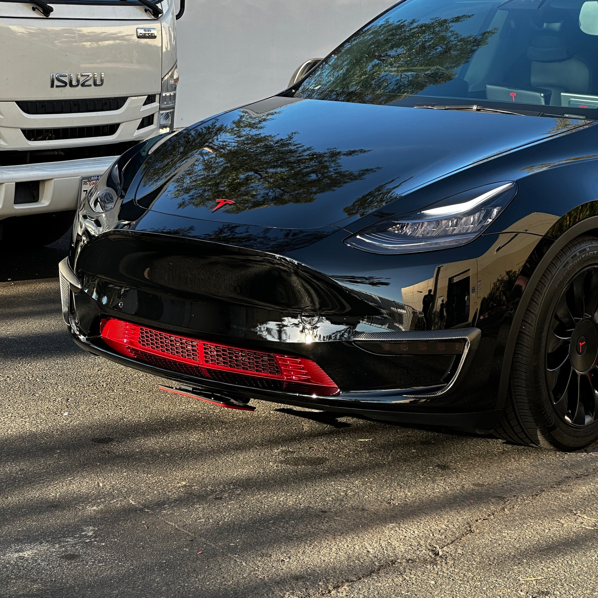 2020-2024 | Model Y Radiator Protective Mesh Grill Panel (2 Pieces) - Red, White, or Black