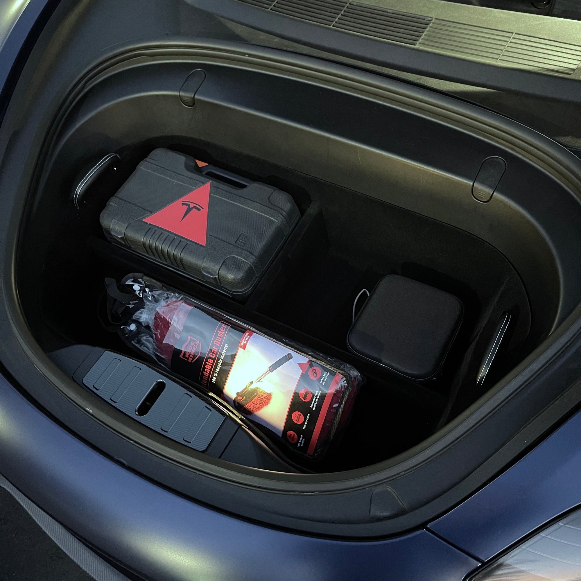 2017-2020 | Model 3 Frunk Organizer (Front Trunk) Gen 2. - Plain or Alcantara